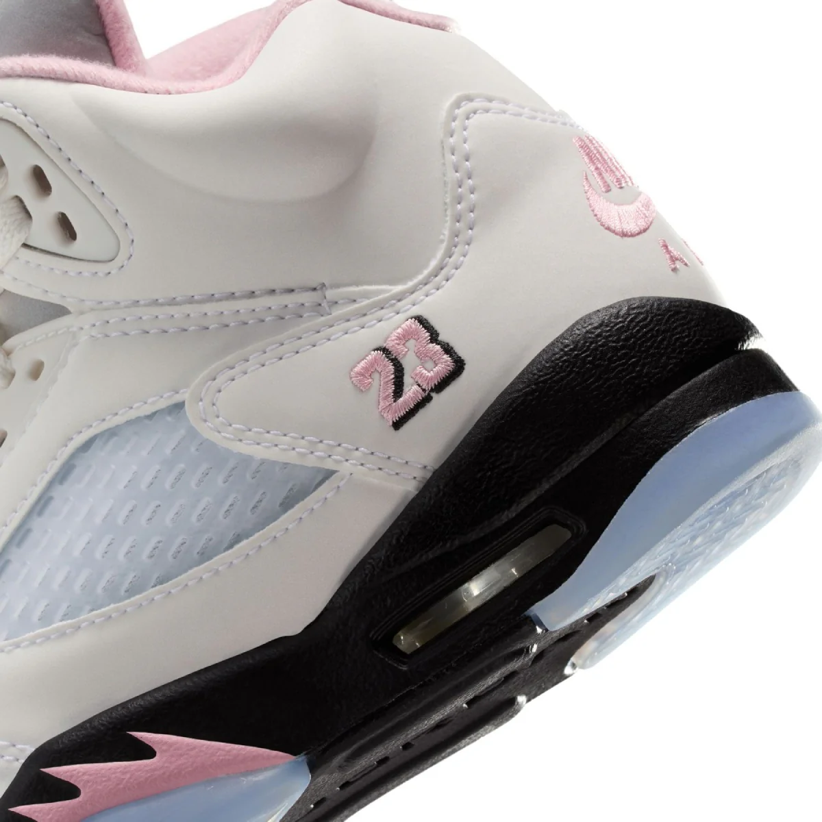 Kids Air Jordan 5 Retro OG 'Medium Soft Pink' - Image 8