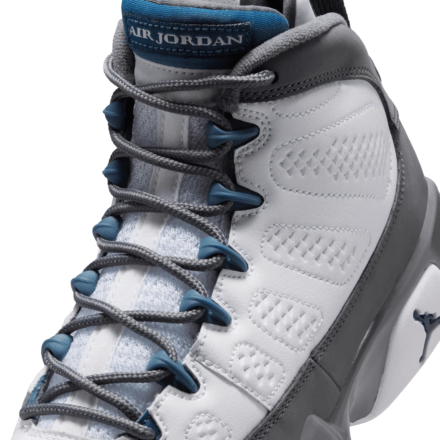 Kids Air Jordan 9 Retro 'Flint Grey' - Image 7
