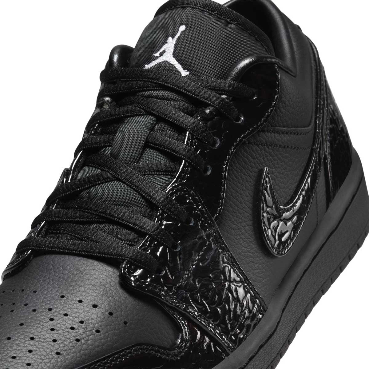 Wmns Air Jordan 1 Low 'Black Croc' - Image 7