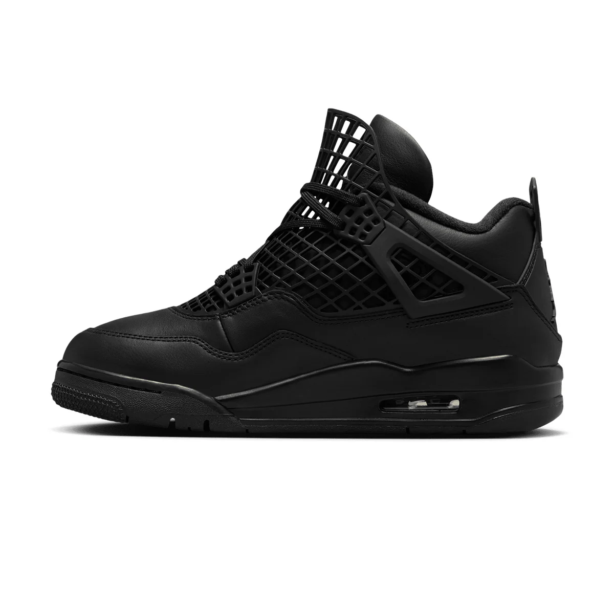 Wmns Air Jordan 4 Net 'Triple Black' - Image 3
