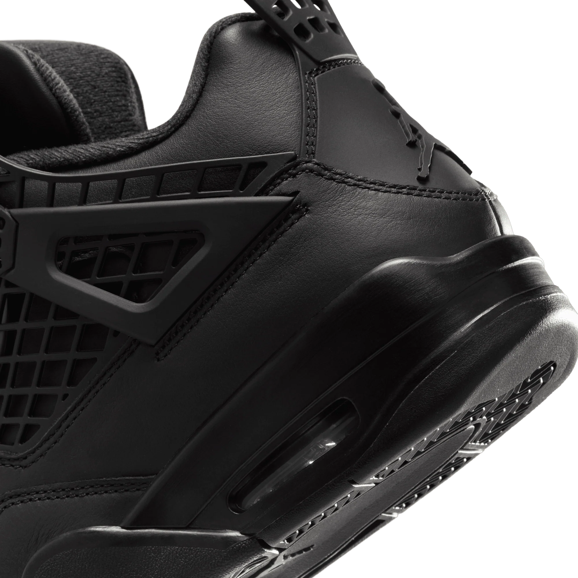 Wmns Air Jordan 4 Net 'Triple Black' - Image 8