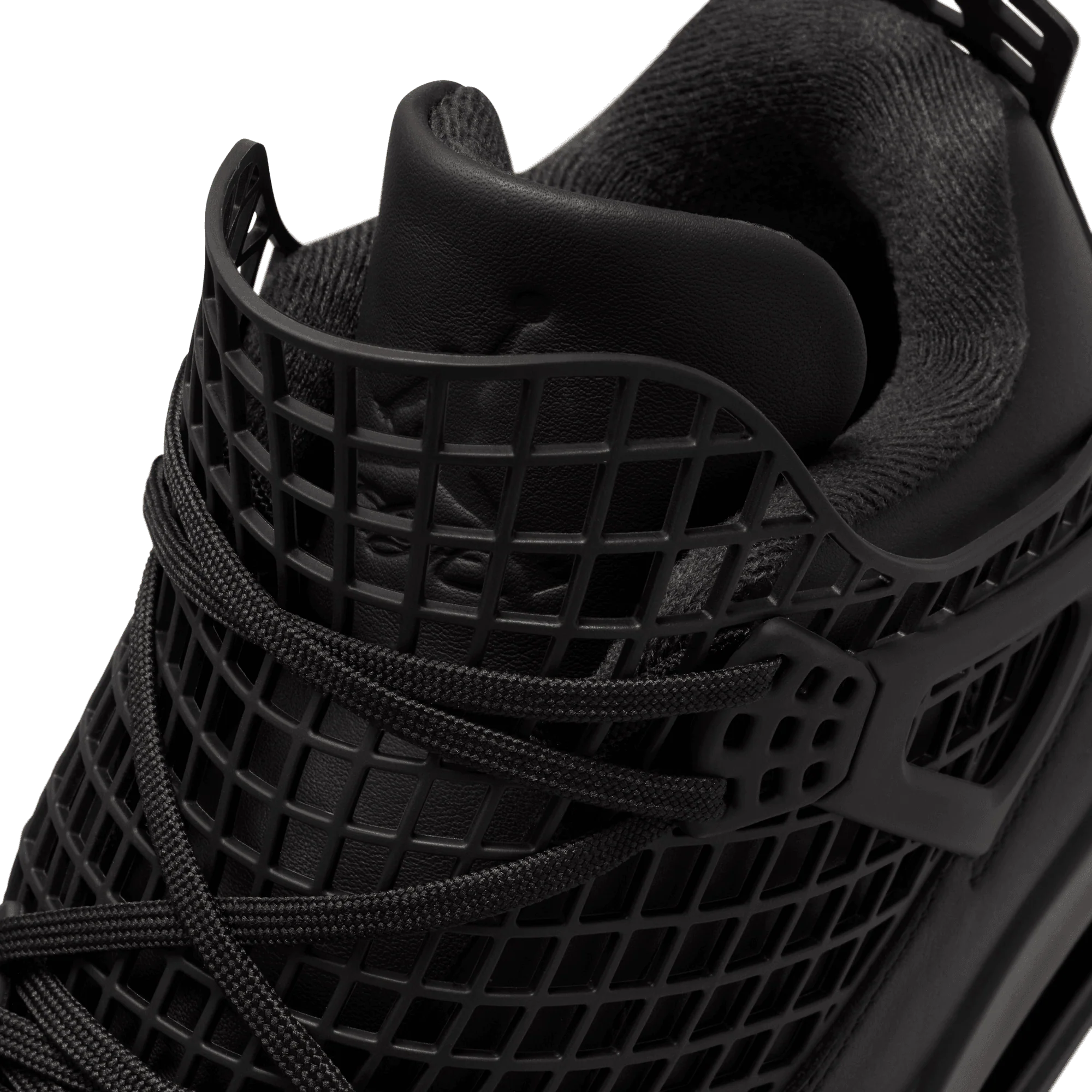 Wmns Air Jordan 4 Net 'Triple Black' - Image 9