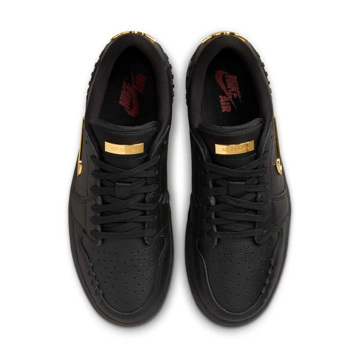 Wmns Jordan 1 Low Method Of Make 'Black Metallic Gold' - Image 4