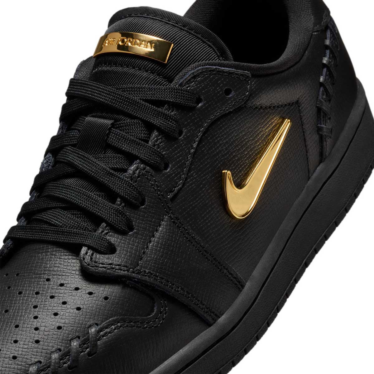 Wmns Jordan 1 Low Method Of Make 'Black Metallic Gold' - Image 7
