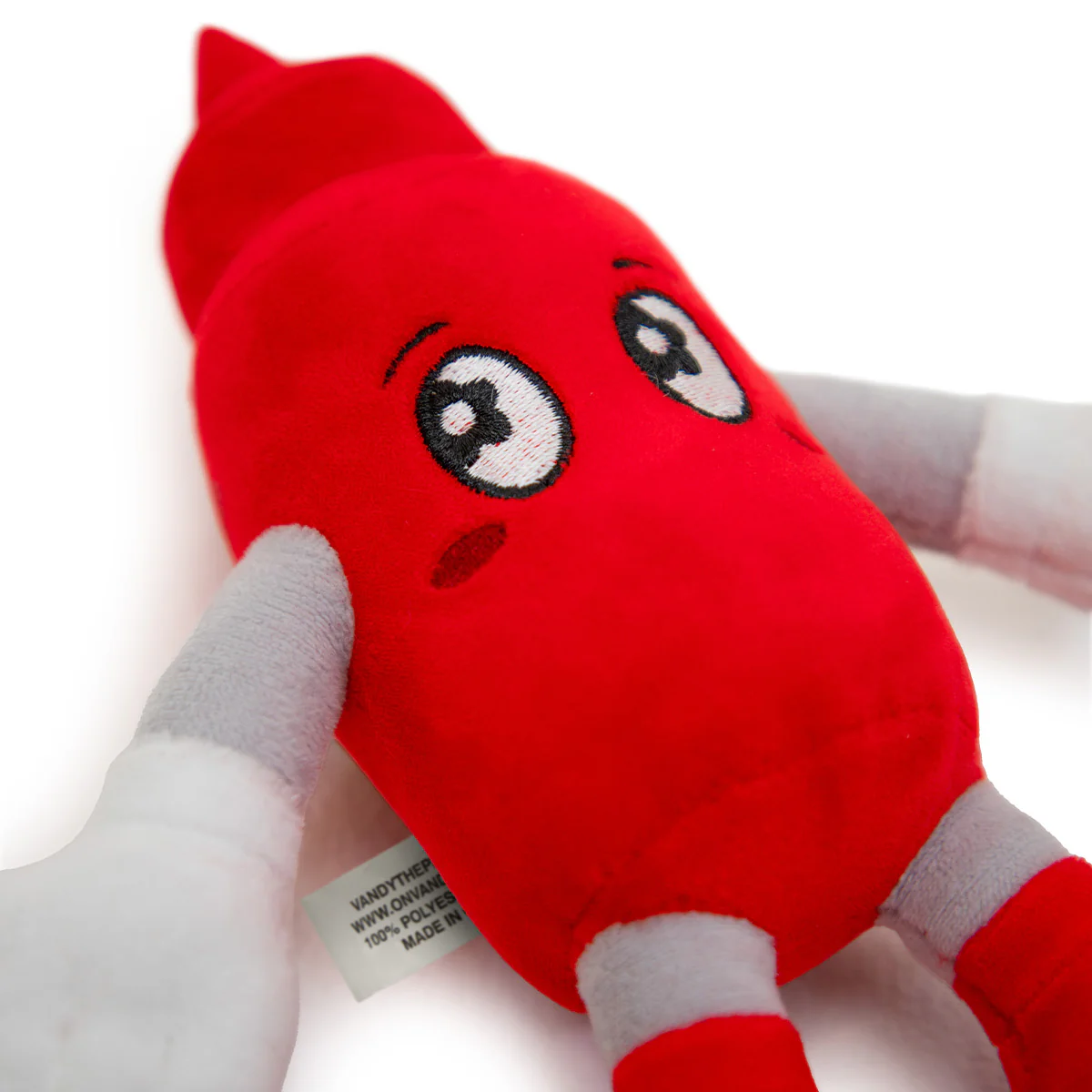 Ketchup Plushy Keychain 'Red' - Image 3