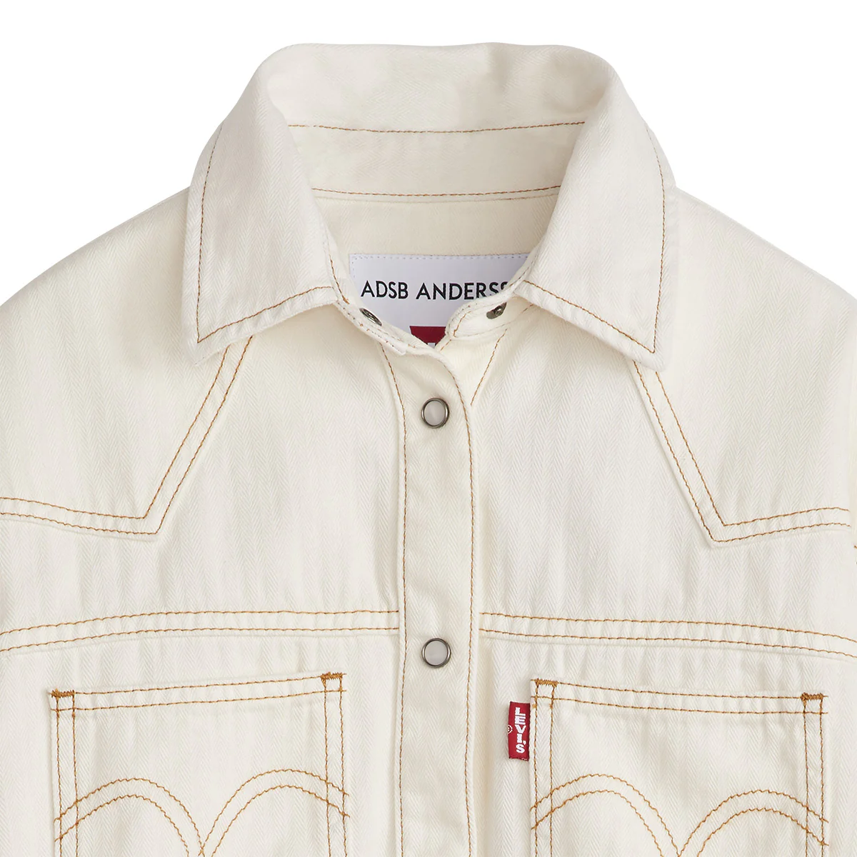 + Levi's Cinched Blouse 'Ecru' - Image 3