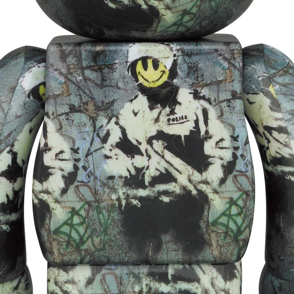 + BRANDALISM Be@rbrick 100% + 400% 'Riot Cop' - Image 2