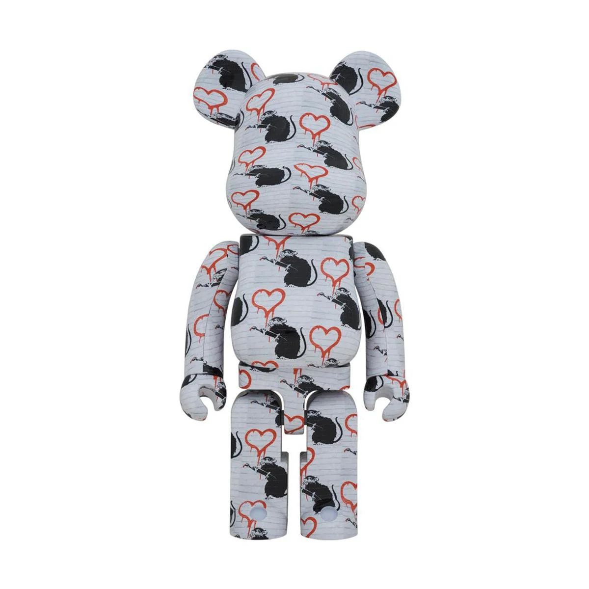 + BRANDALISM Be@rbrick 1000% 'Love Rat'