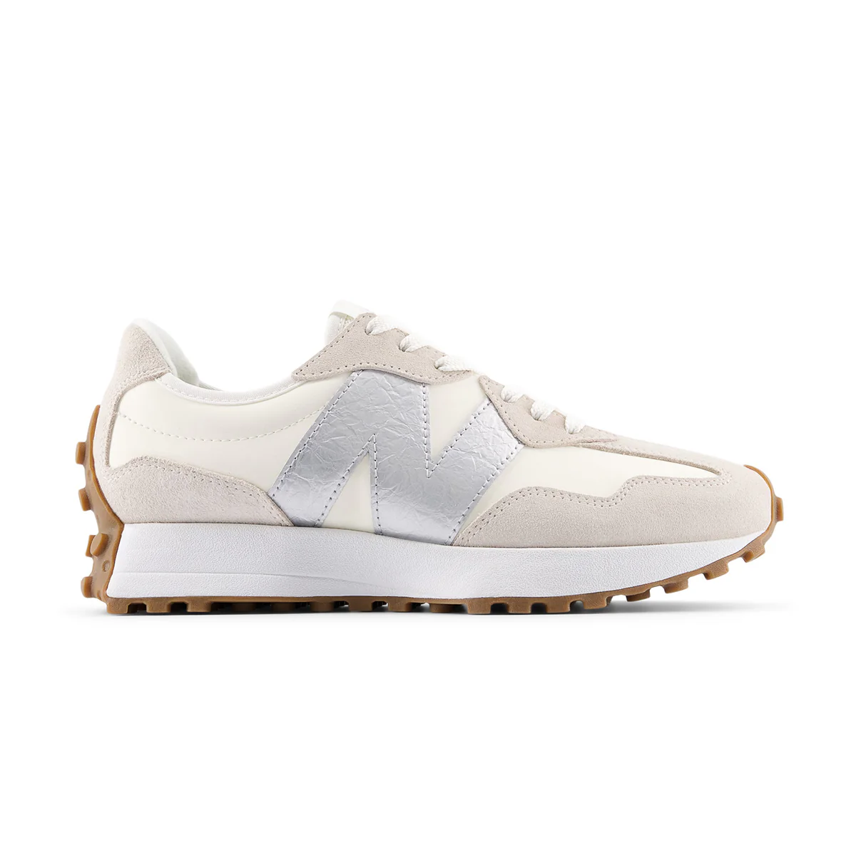 Wmns 327 'Angora Silver Metallic'