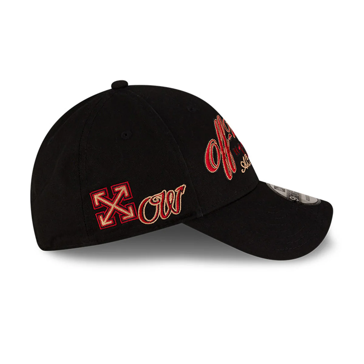+ Off-White + AC Milan 9FORTY Cap 'Black' - Image 3