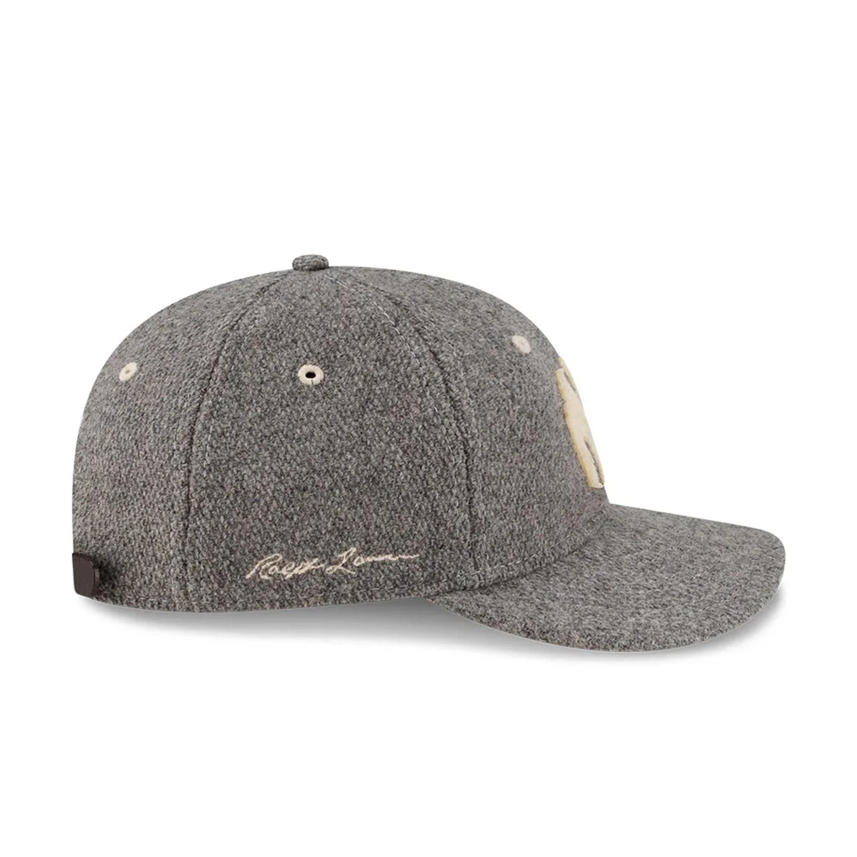 + Ralph Lauren + MLB Cooperstown New York Yankees Retro Crown 9FIFTY Strapback 'Heather Grey' - Image 6