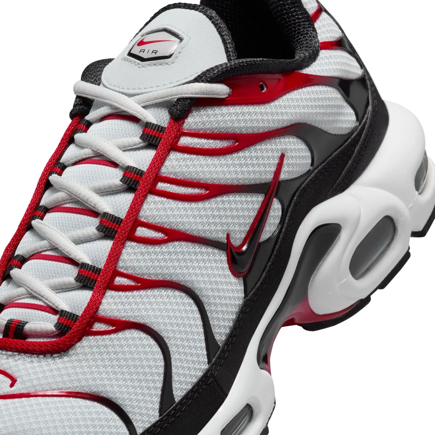 Air Max Plus 'White Black University Red' - Image 7
