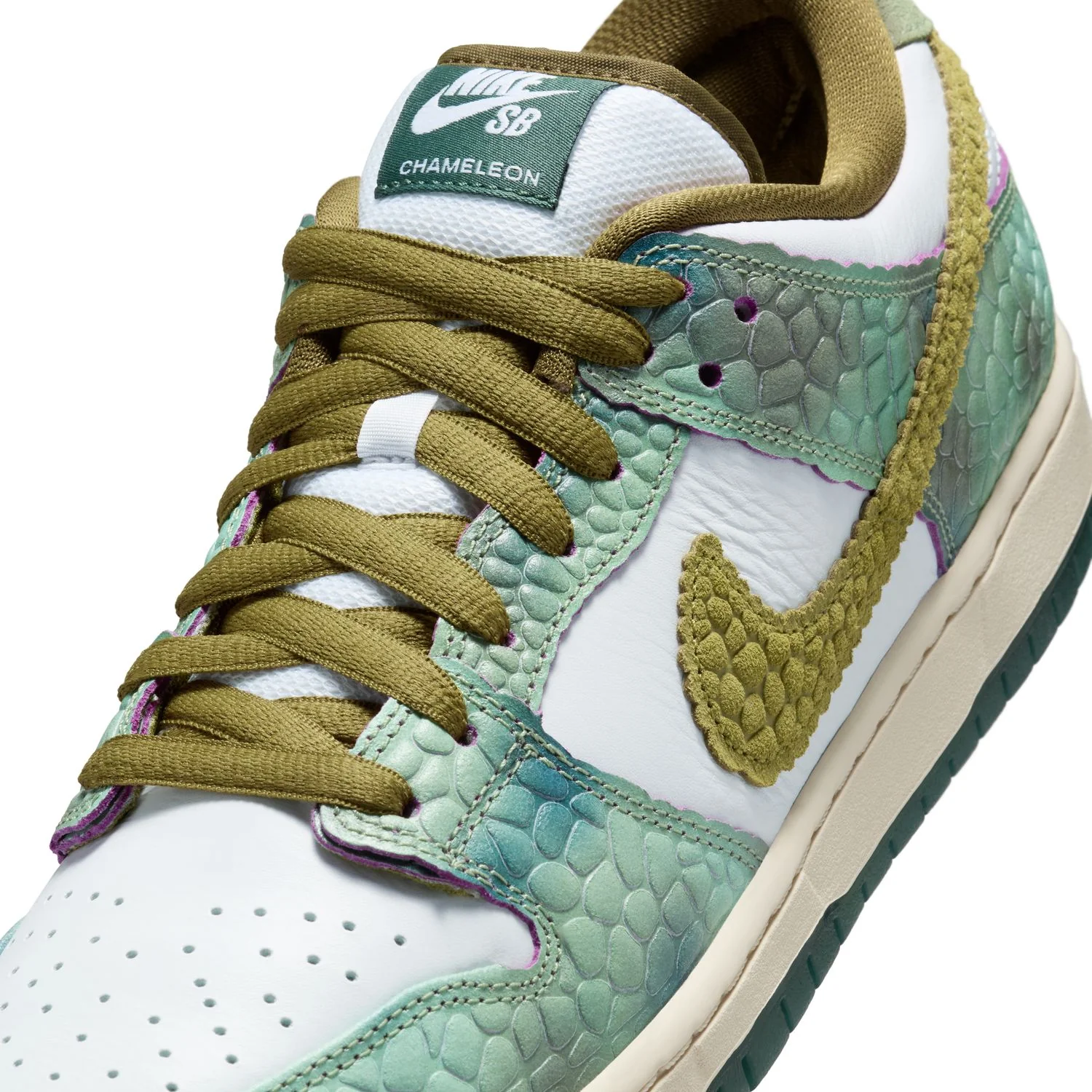 + Alexis Sablone SB Dunk Low 'Oil Green' - Image 9