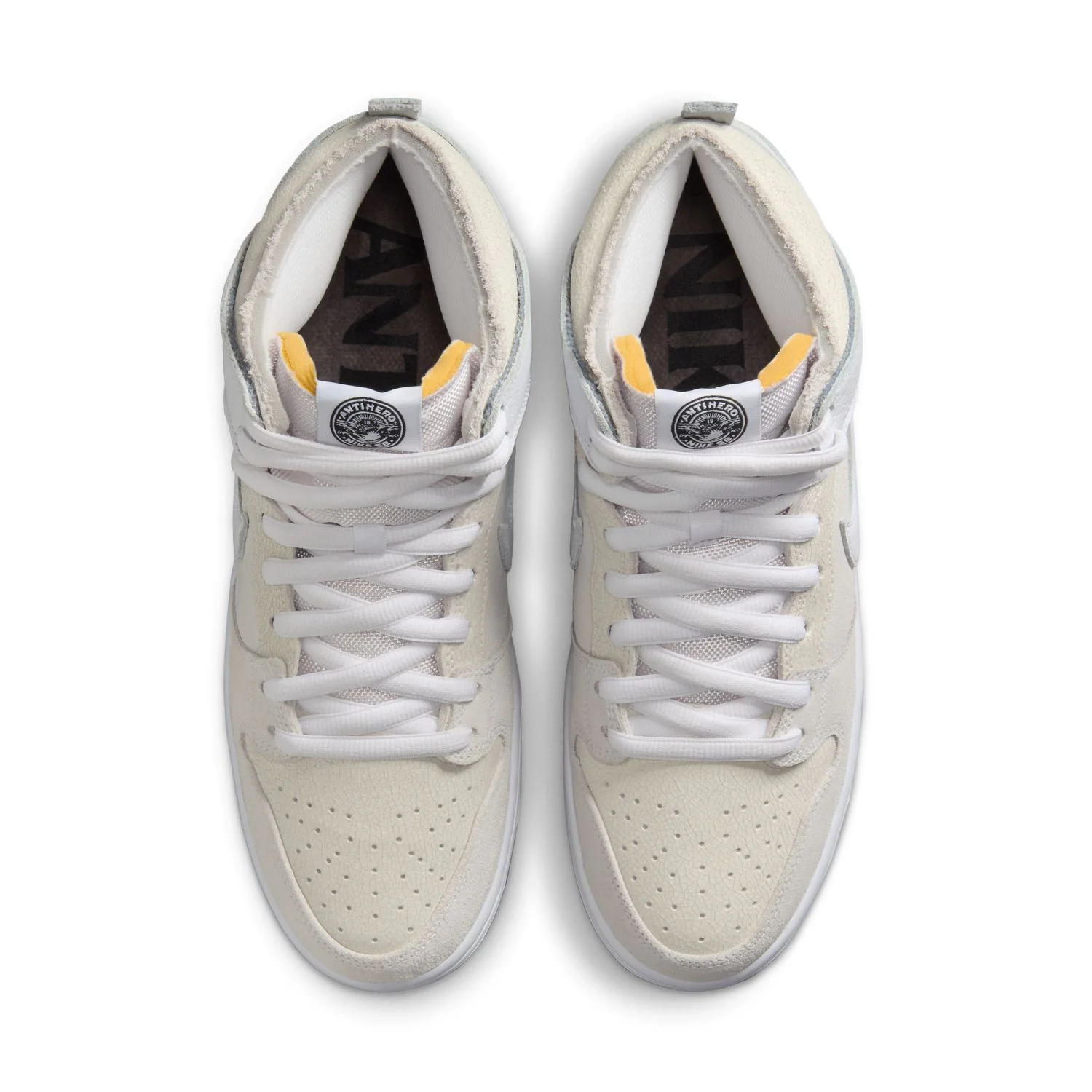 + Antihero SB Dunk Hi 'White' - Image 4