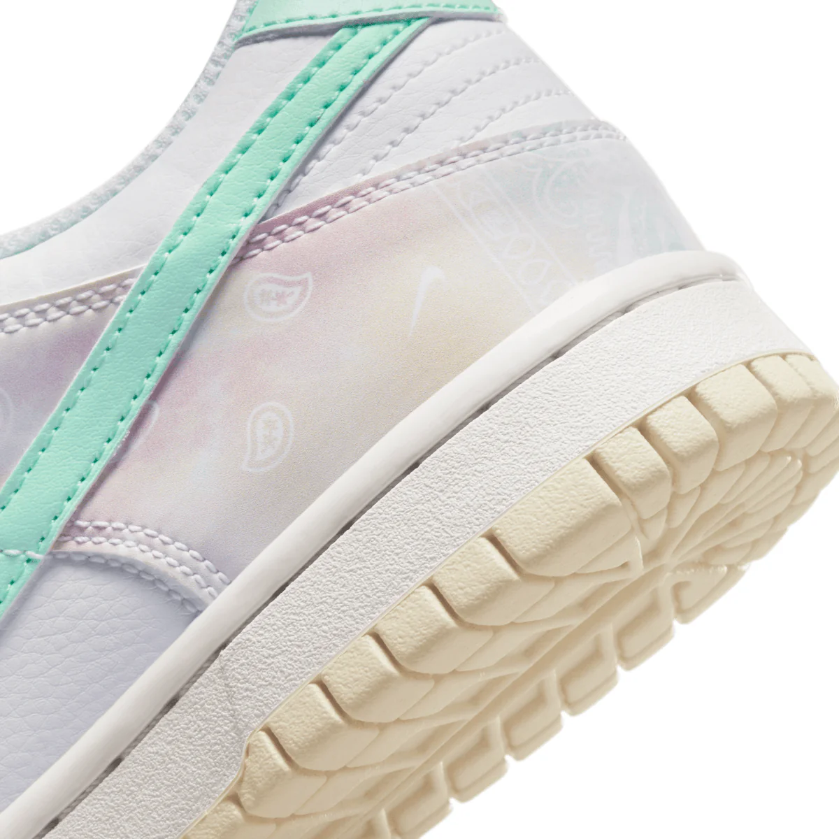 Kid's Dunk Low 'Pastel Paisley' - Image 8