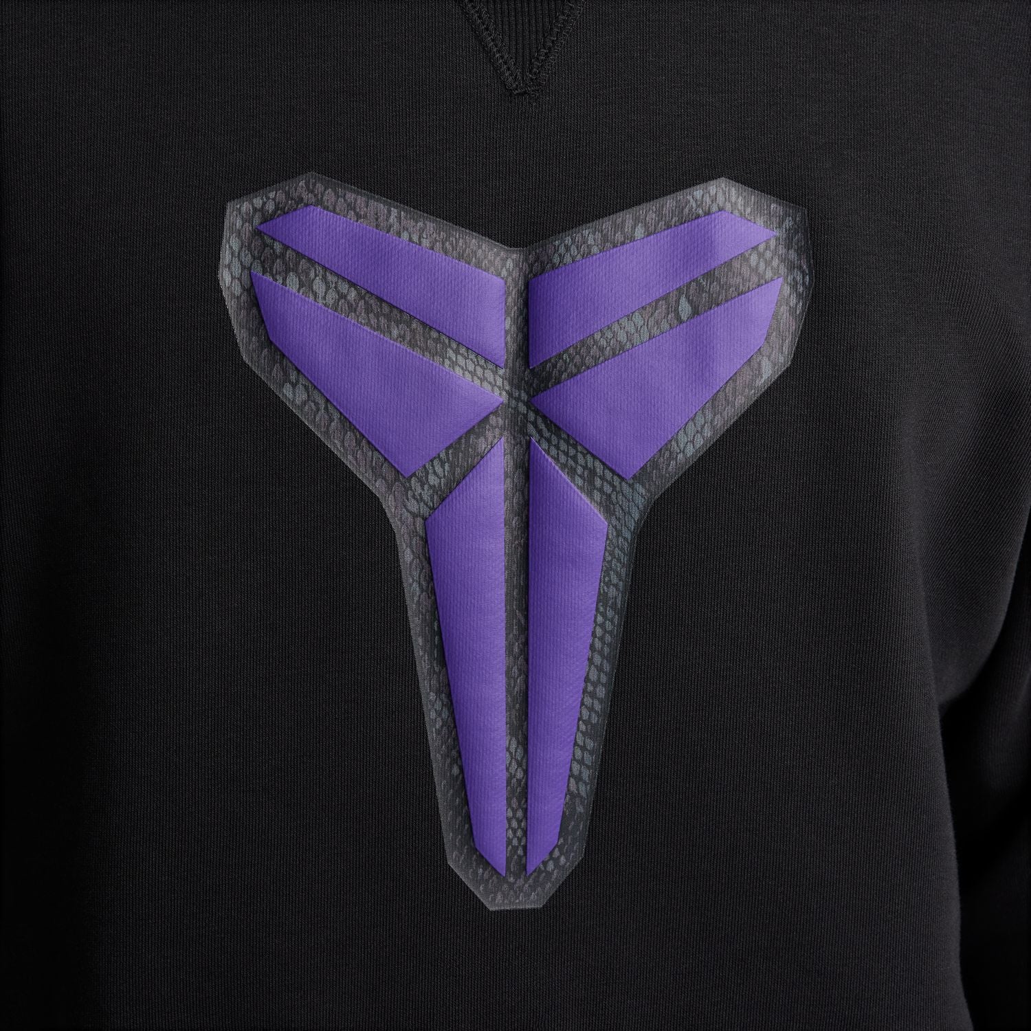 Kobe Dri-Fit Standard Issue Pullover Basketball Hoodie 'Black Field Purple' - Image 7