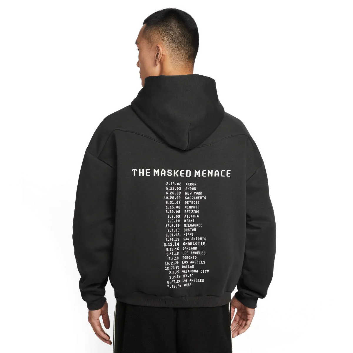 Lebron Masked Menace Hoodie 'Black' - Image 2