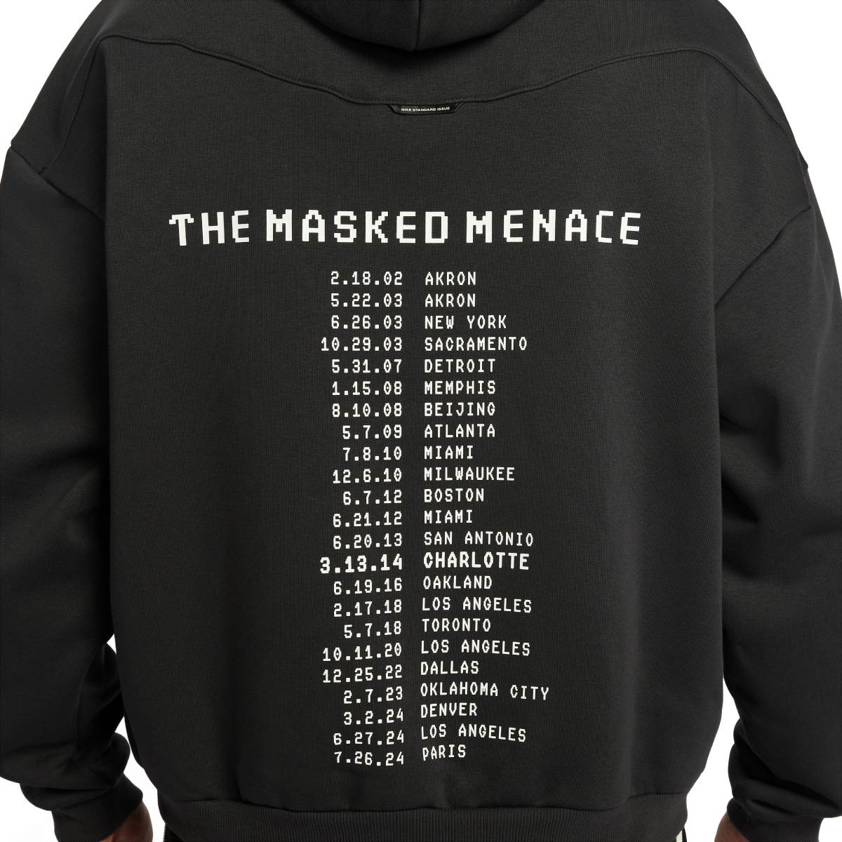 Lebron Masked Menace Hoodie 'Black' - Image 6