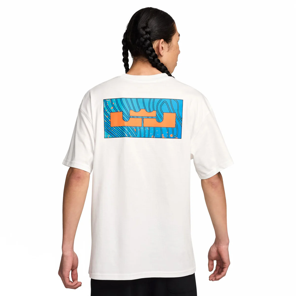 Lebron M90 Tee 'Summit White' - Image 2