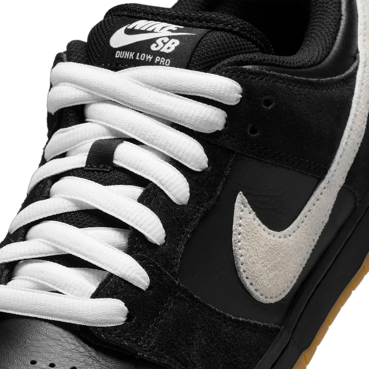 SB Dunk Low Pro 'Black White' - Image 7
