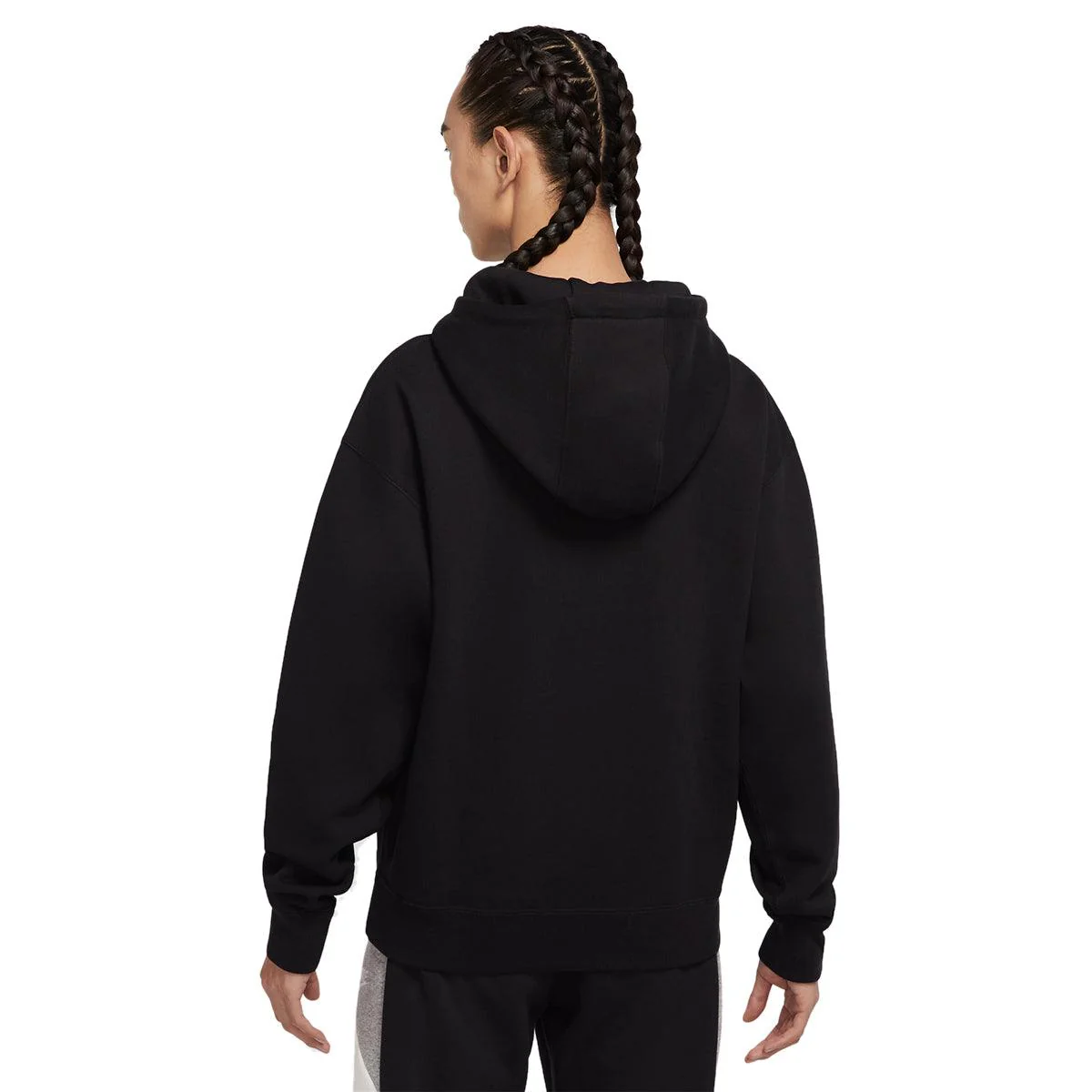 Solo Swoosh Hoodie 'Black' - Image 3