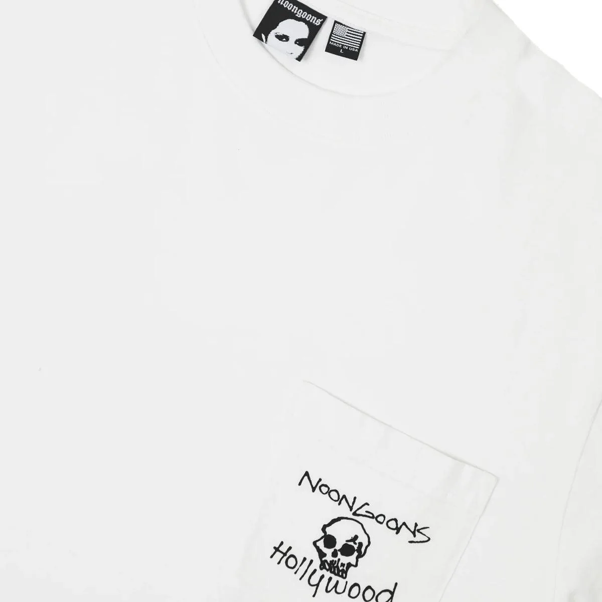 Made In Hollywood Pocket Tee 'Pigment White' - Image 2