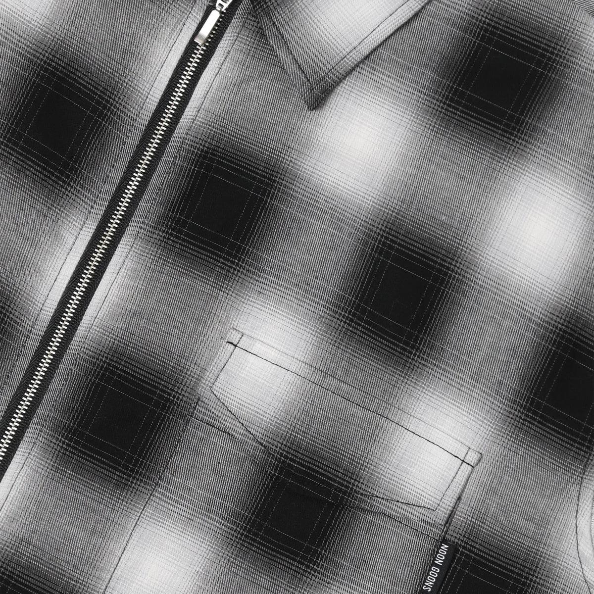 Something In The Way Zip Shirt 'Black White' - Image 3