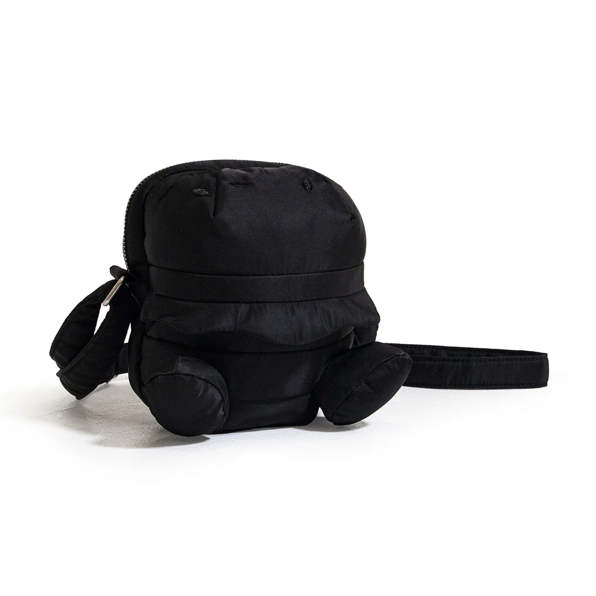Nylon Plush Bag 'Black' - Image 9