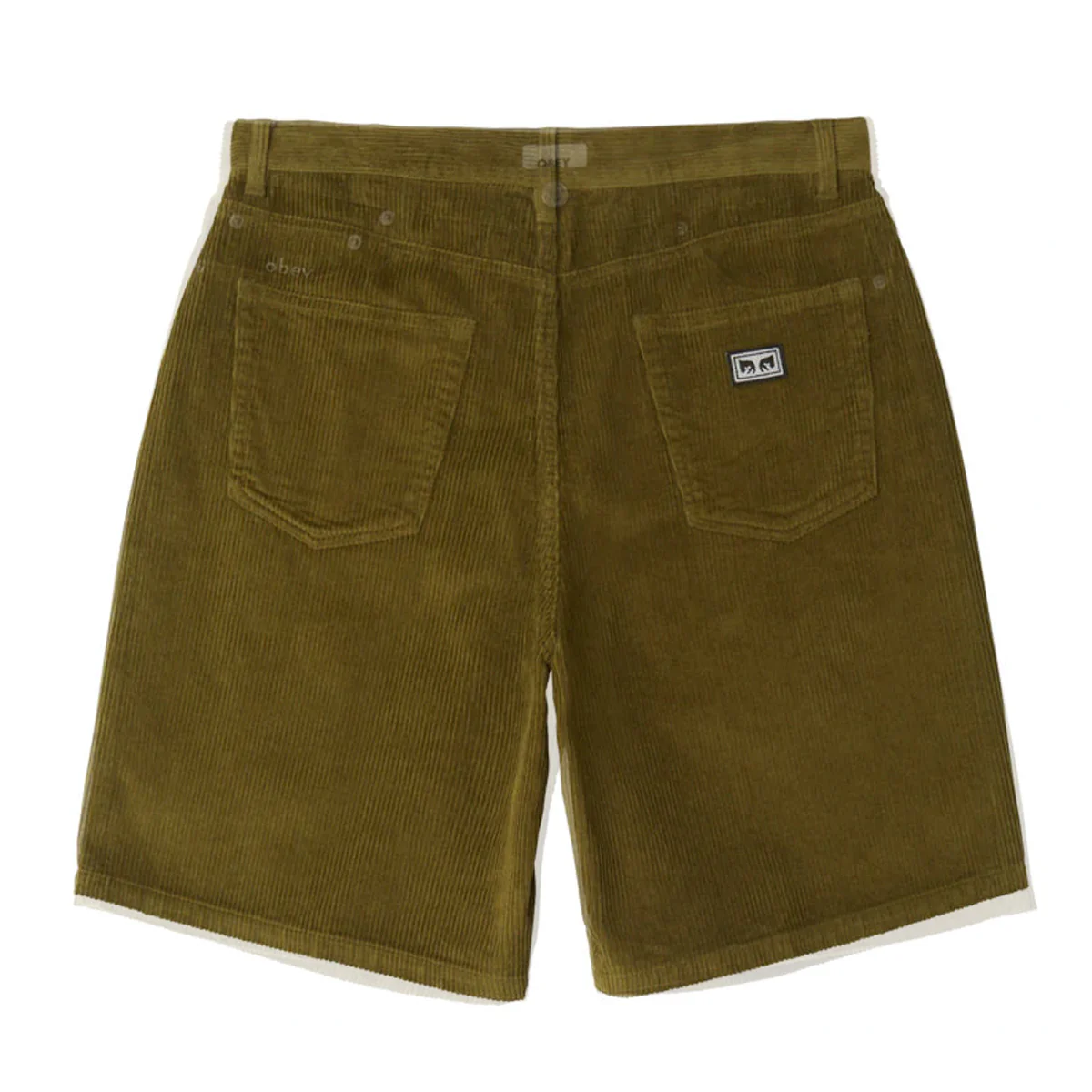 Bigwig Baggy corduroy Shorts 'Moss Green' - Image 2