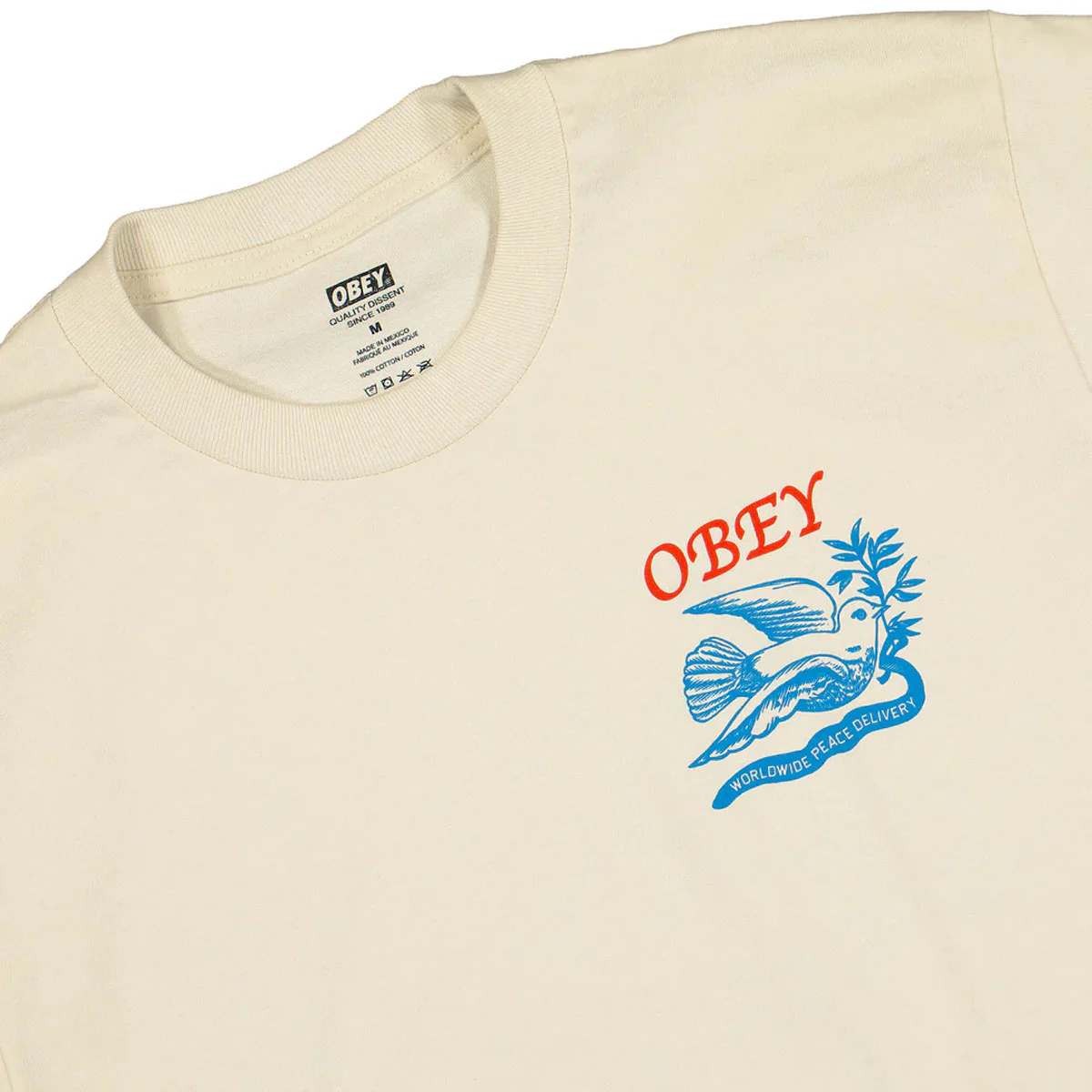 Peace Delivery Dove T Shirt 'Cream' - Image 3