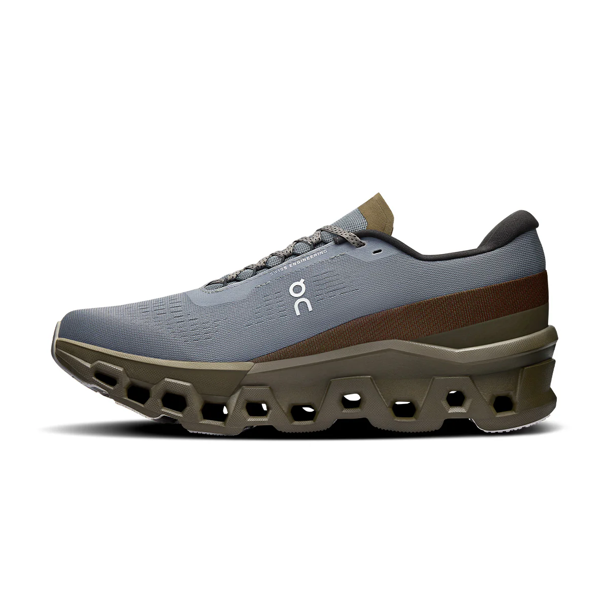 + PLEASURES + The LOOP Running Supply Wmns Cloudmonster 2 'Mist Olive' - Image 3