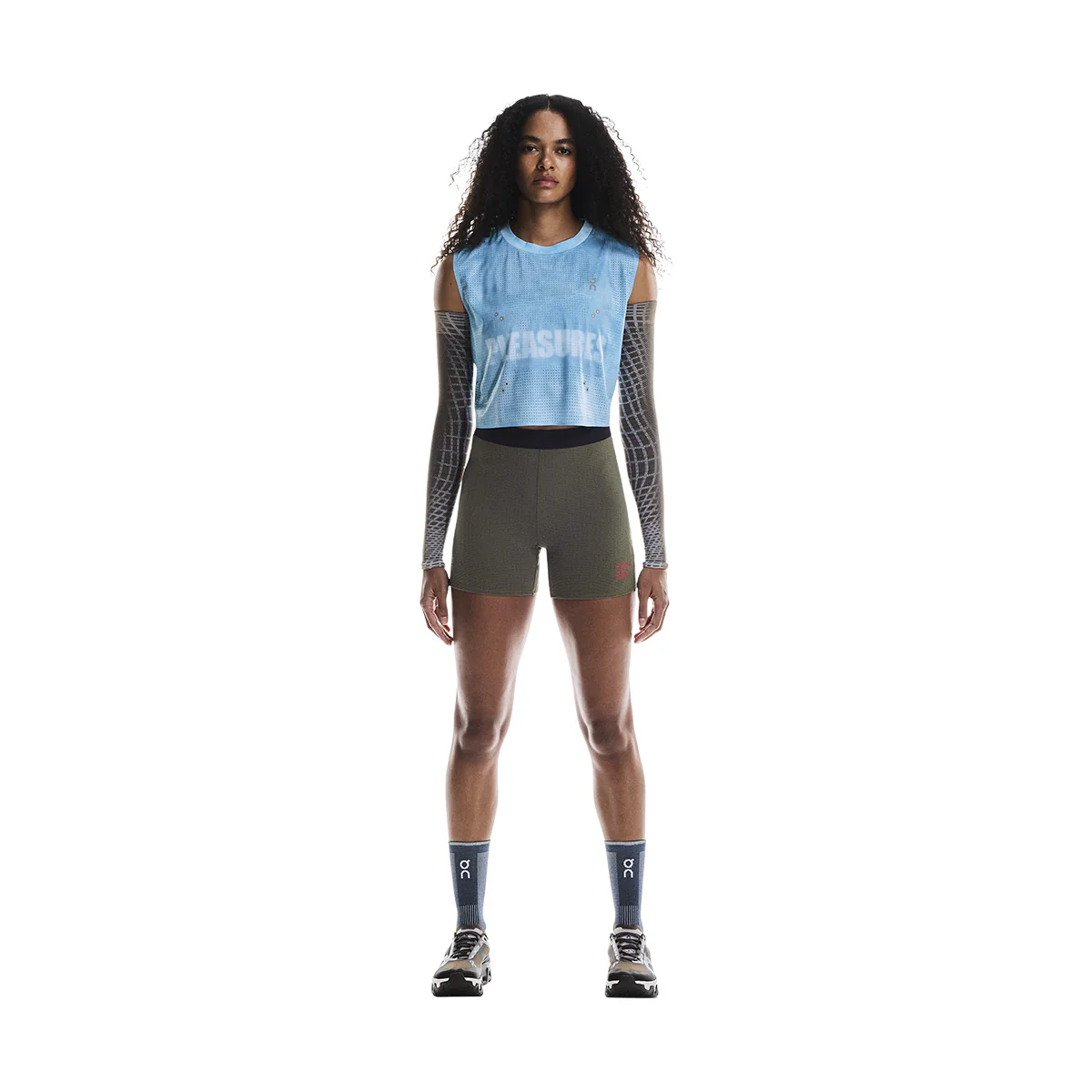 + PLEASURES + The LOOP Running Supply Wmns Tank 'Blizzard' - Image 3