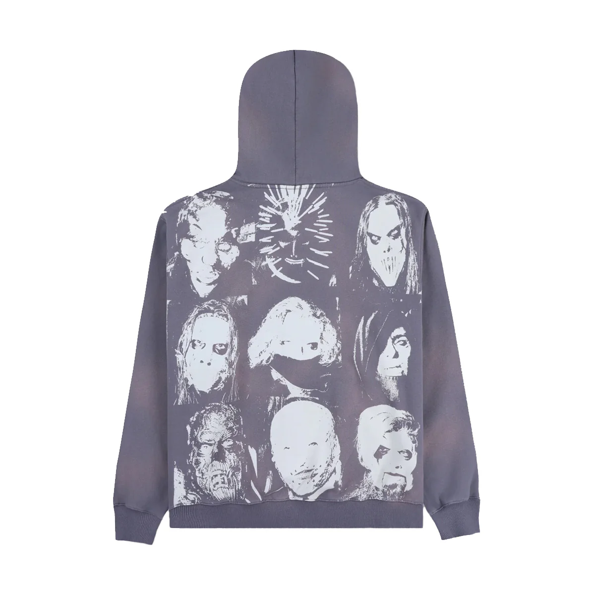 + Slipknot Nonagram Zip Hoodie 'Smoke' - Image 2