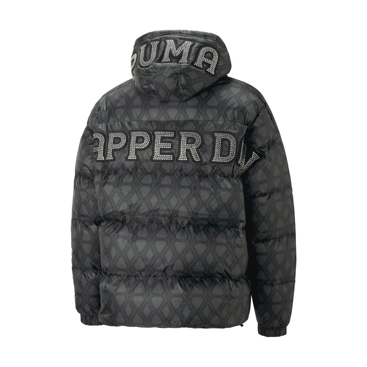 + Dapper Dan Reversible Puffer Jacket 'Puma Black' - Image 2