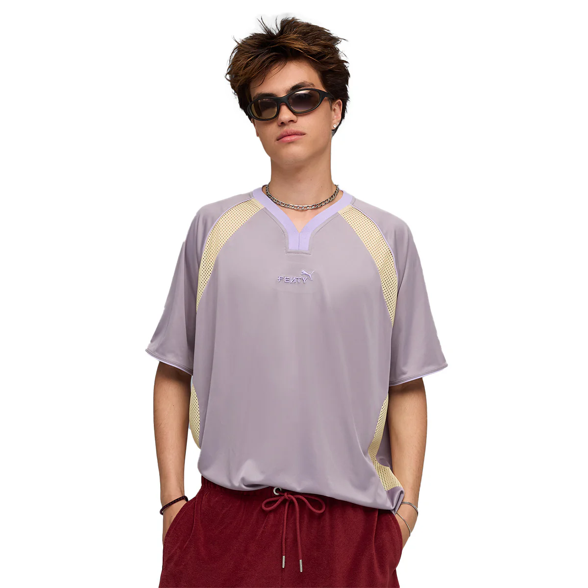 + FENTY Short Sleeve Jersey 'Pale Plum' - Image 3