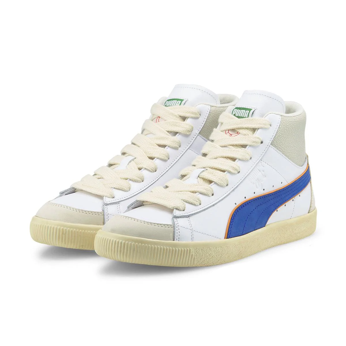 + Rhuigi Clyde Mid Bball 'White Royal' - Image 2