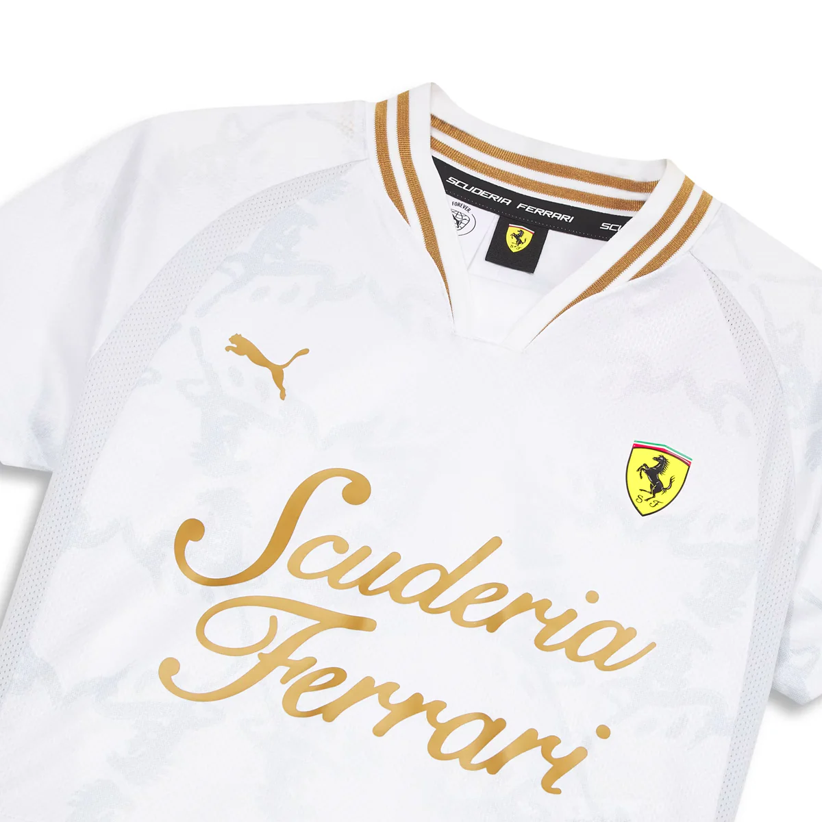 + Scuderia Ferrari Wmns Year of the Horse Jersey 'PUMA White' - Image 3