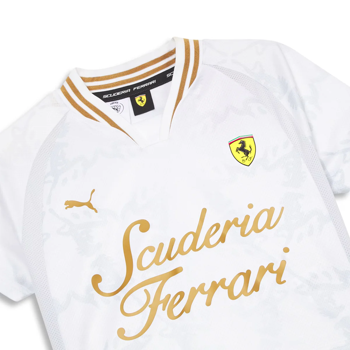 + Scuderia Ferrari Wmns Year of the Horse Jersey 'PUMA White' - Image 4