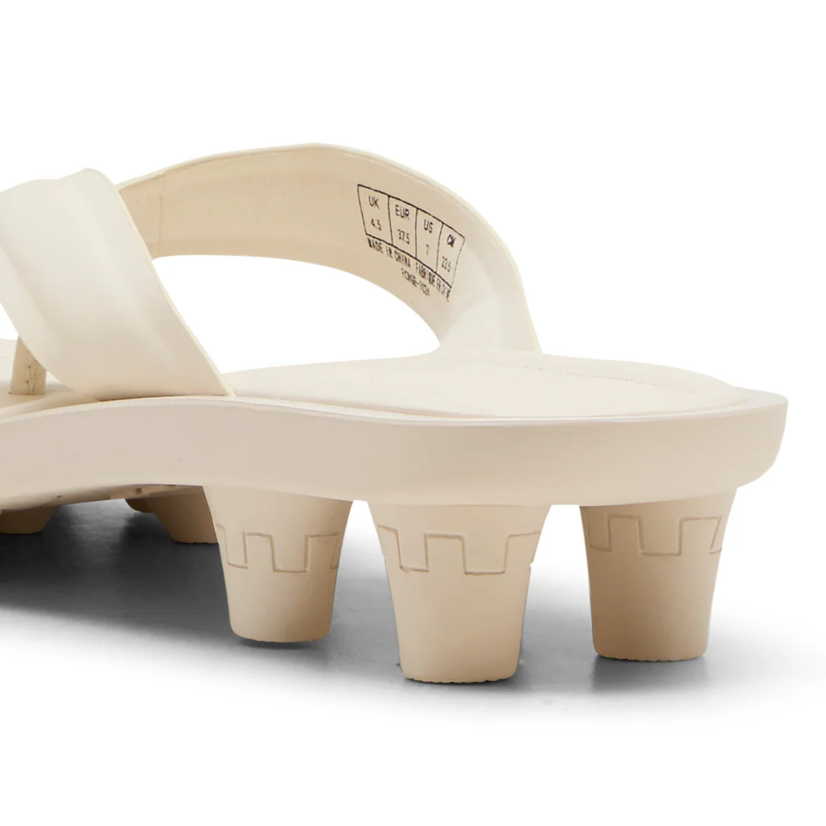 + FENTY Cat Cleat Slides 'Alpine Snow PUMA Gold' - Image 6