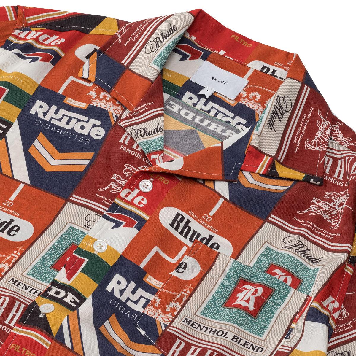 Cigaretta Silk Shirt 'Red Multi' - Image 3