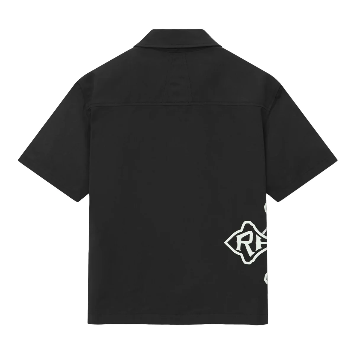 Cross Logo Snap Shirt 'Black' - Image 2