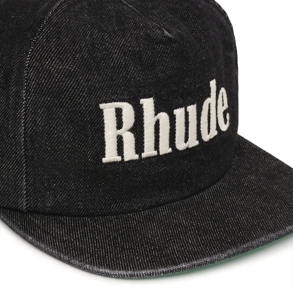 Denim Logo Cap 'Black' - Image 3