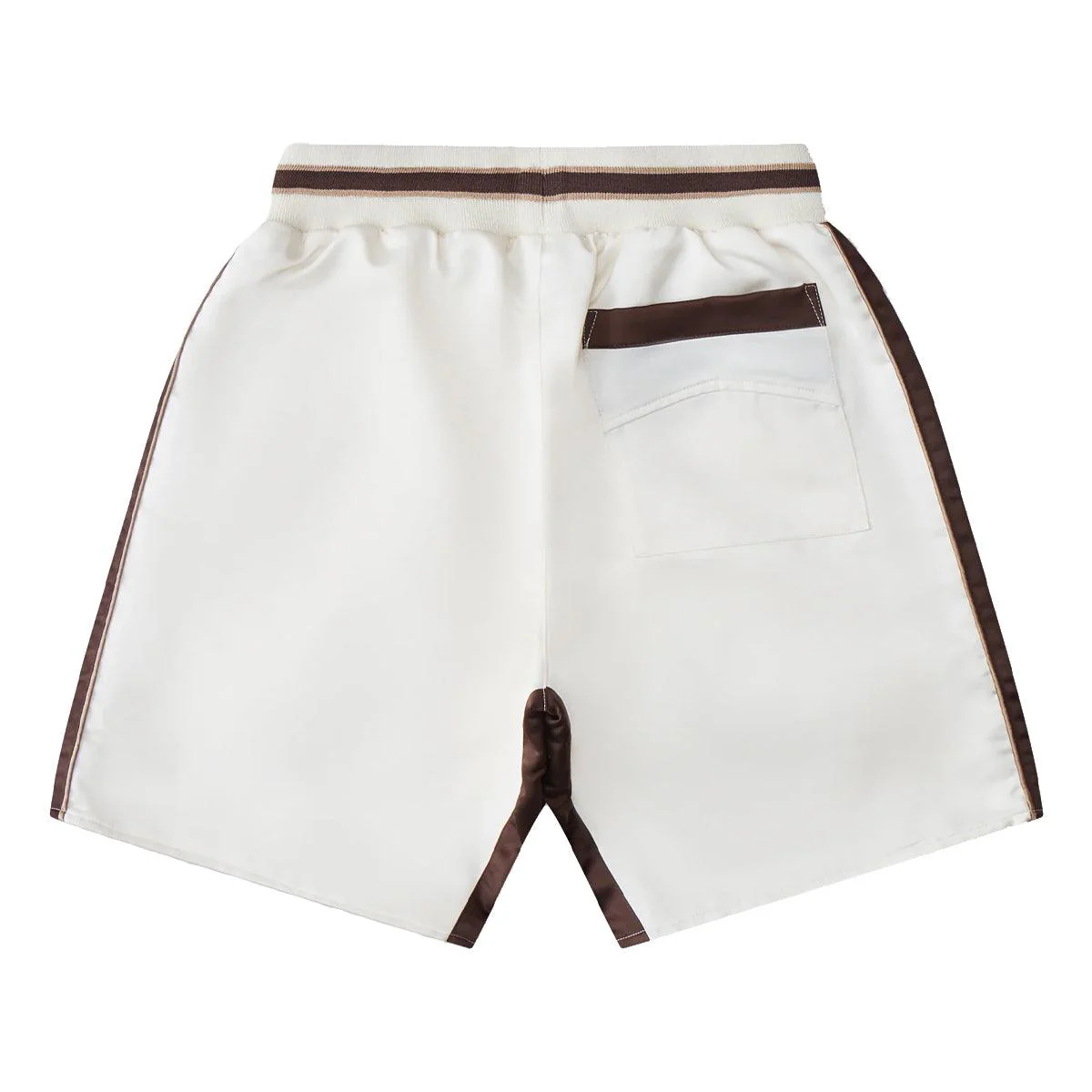 Satin Souvenier Shorts 'Ivory Brown' - Image 2