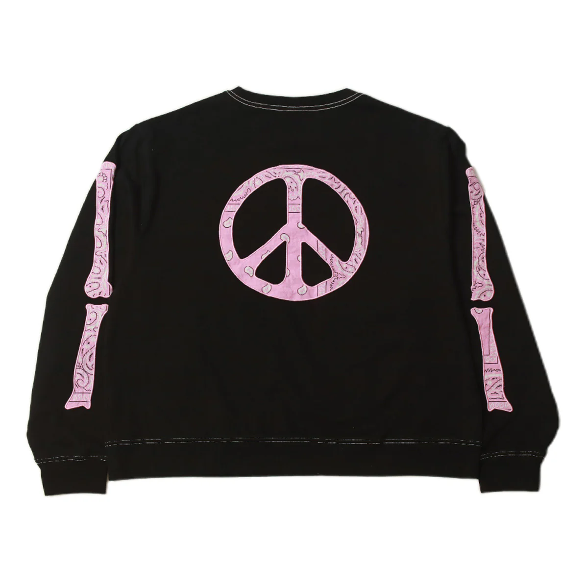 Peace & Bones L/S Tee 'Black' - Image 2