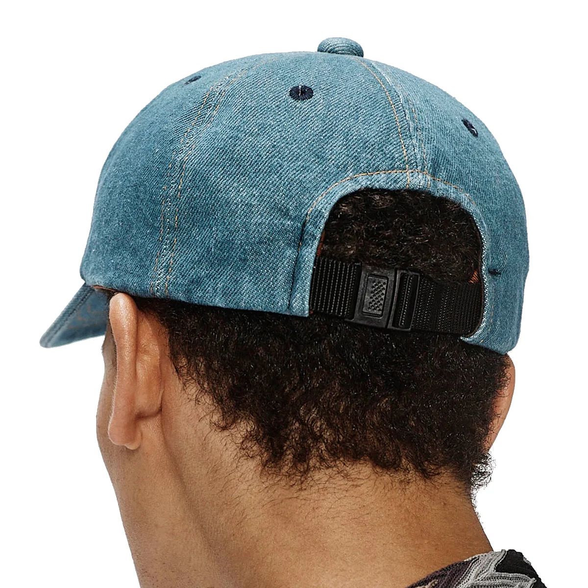 Washed Denim Cap 'Blue' - Image 3