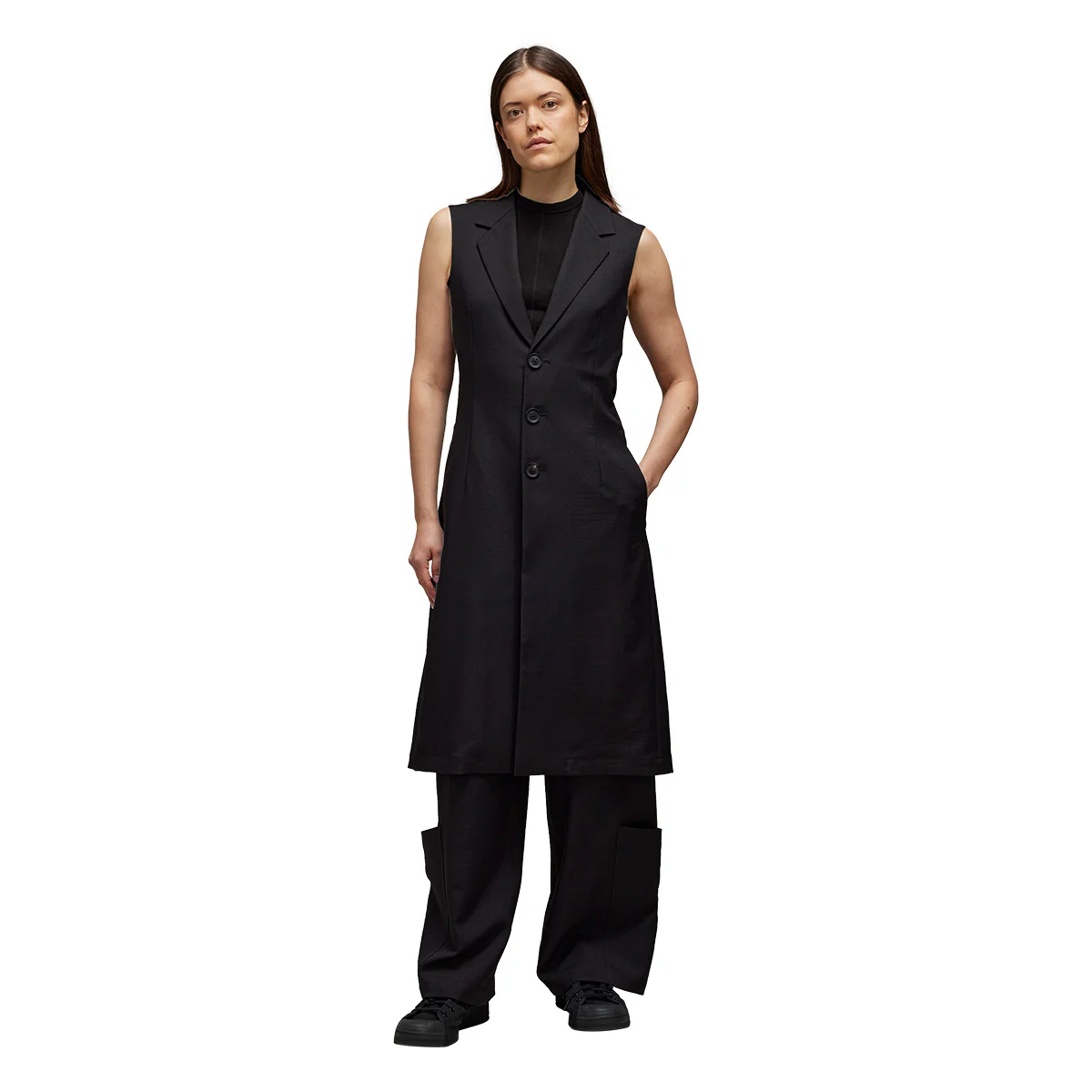 Sport Uniform Tailored Patch Vest 'Black' - Image 2