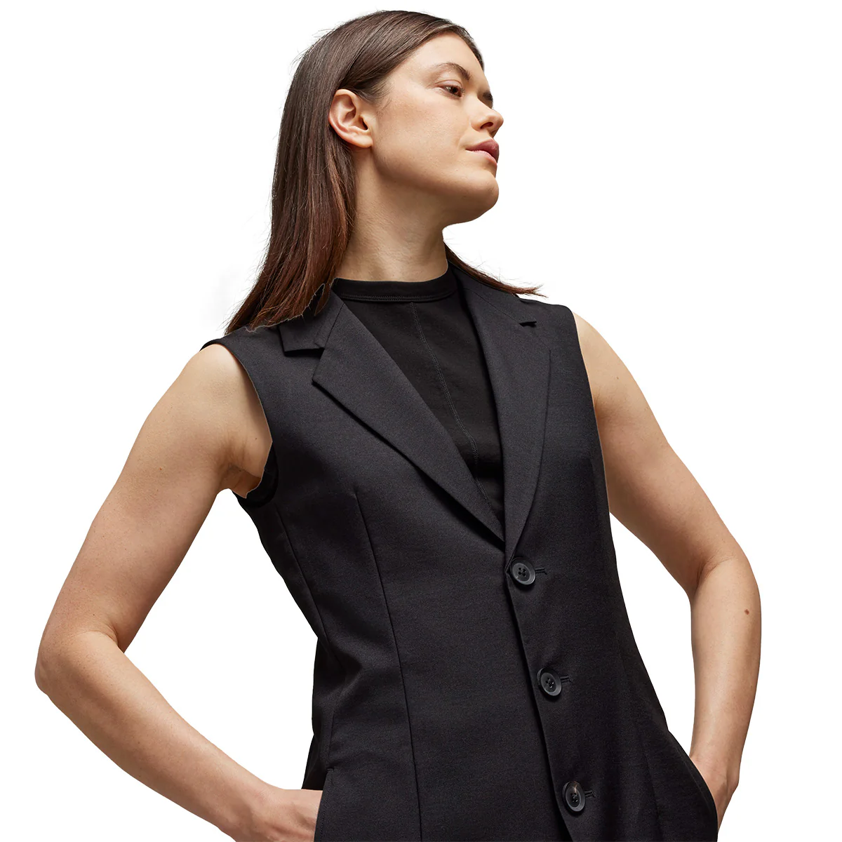 Sport Uniform Tailored Patch Vest 'Black' - Image 6