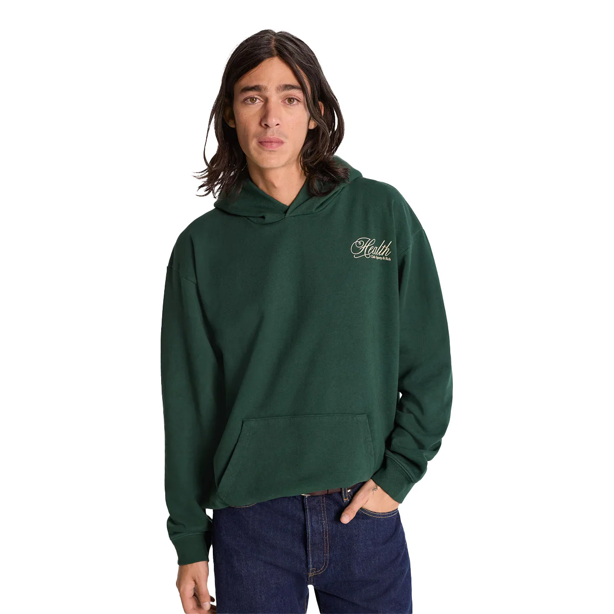 Health Script Hoodie 'Forest' - Image 2