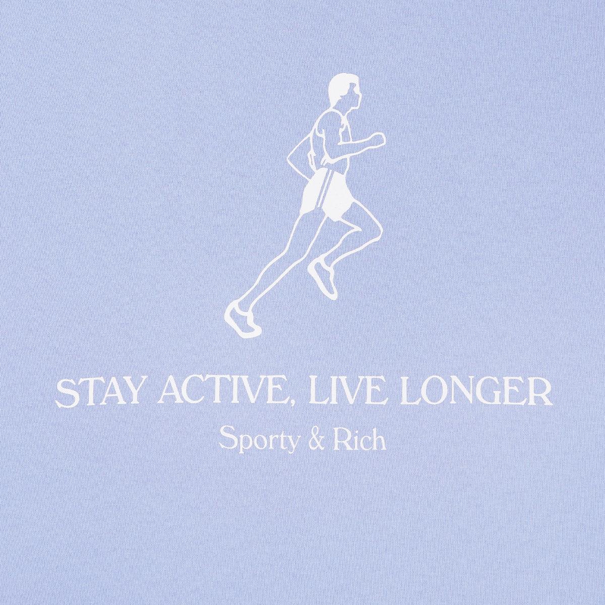 Live Longer Tee 'Periwinkle' - Image 3