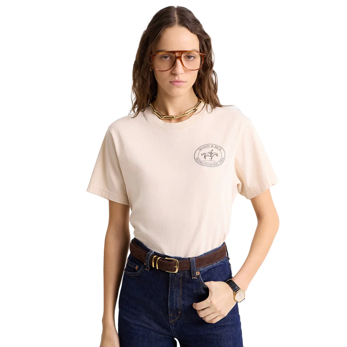 Riding Club Tee 'Cream' - Image 2